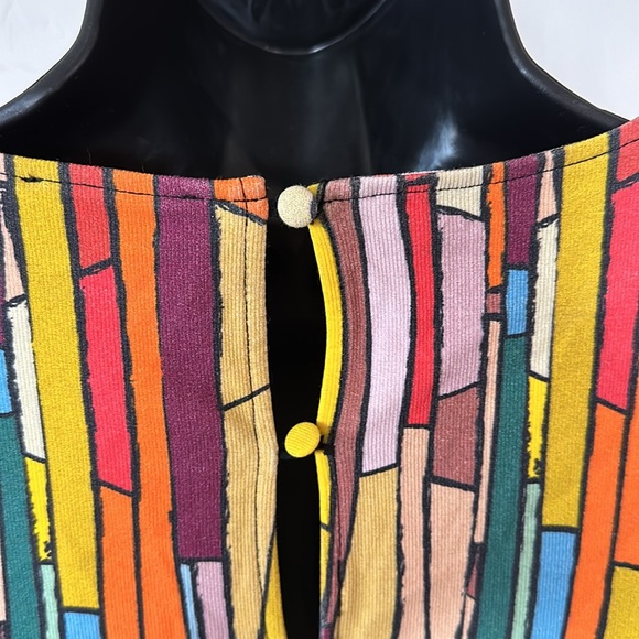 Hottie + Lord Women’s Multicolored Scrunch Sleeve Dress - Picture 8 of 15